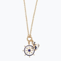 Nautical Wheel Necklace