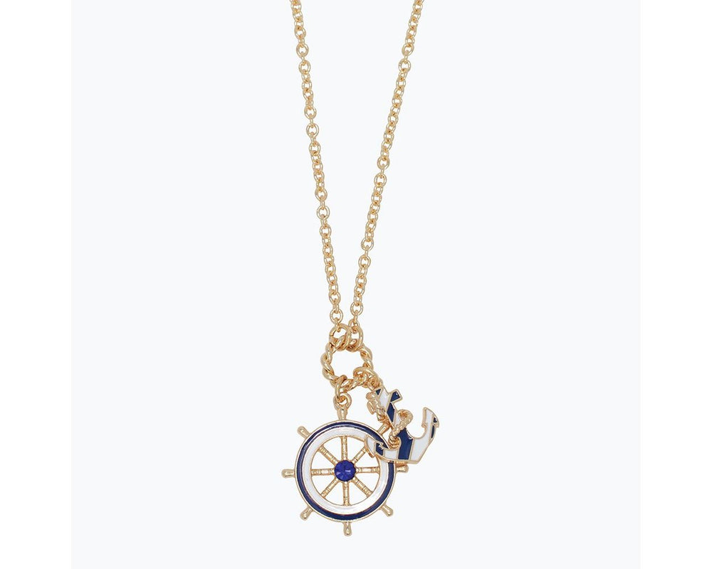 Nautical Wheel Necklace