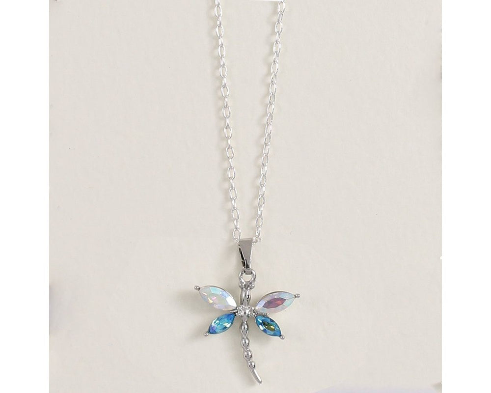 Crystal Dragonfly Necklace