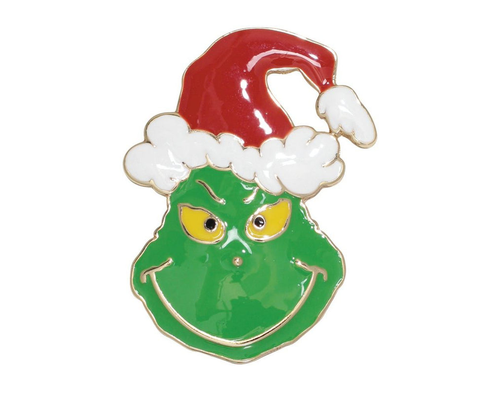 Grinch Brooch