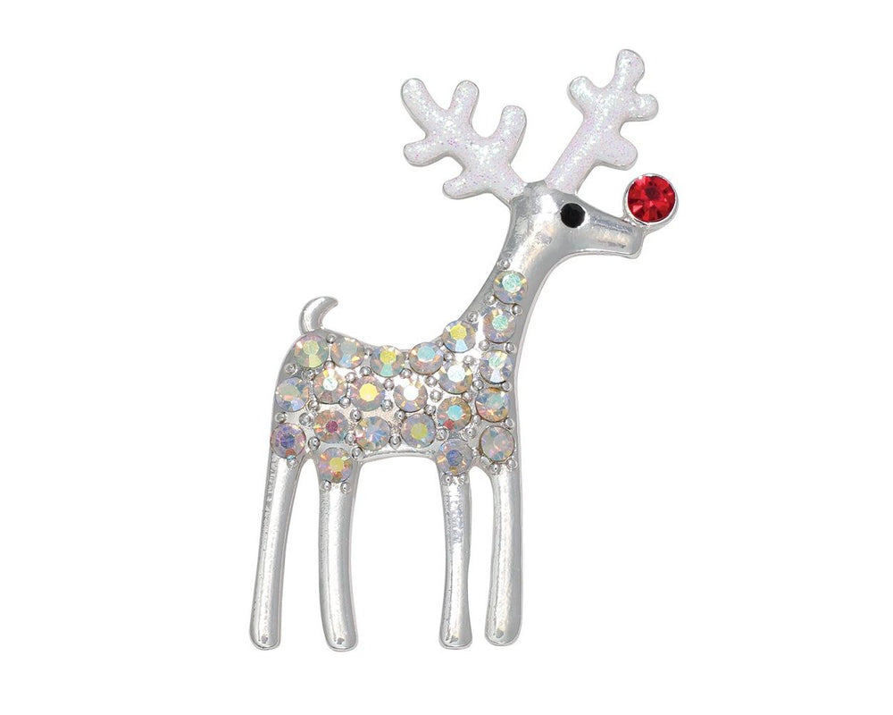 Crystal Rudolph Brooch
