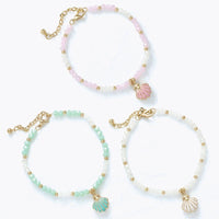 Pastel Seashell Anklet