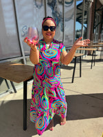 Gail Short Sleeve Midi Dress
