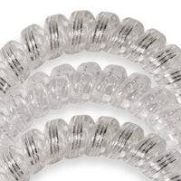 Teleties Silver Slay Spiral Hair Coils