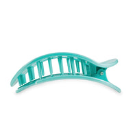 Teleties Totally Turquoise Flat Round Hair Clip
