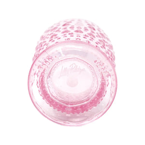 Lilly Pulitzer Acrylic Hobnail Glass Set, Conch Shell Pink