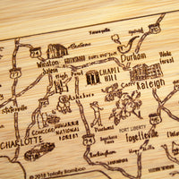A Slice of North Carolina Cutting Board