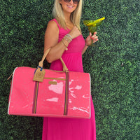 Fuchsia Smocked Maxi Dress