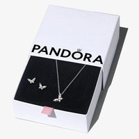 Pandora Sparkling Butterfly Jewelry Gift Set