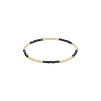 enewton Blissful Pattern 2mm Bead Bracelet in Faceted Hematite