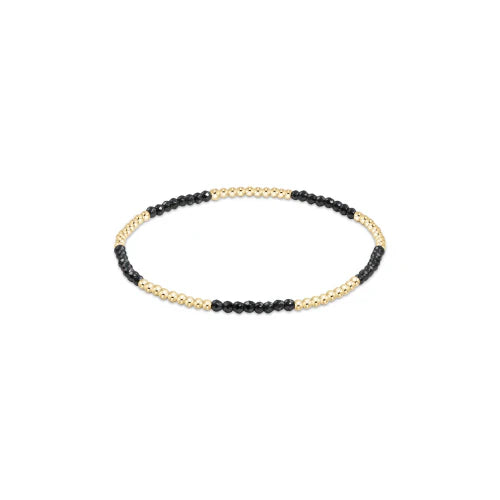 enewton Blissful Pattern 2mm Bead Bracelet in Faceted Hematite