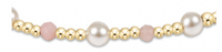 Enewton Pink Opal Pearl Sincerity Pattern 4mm Bead Bracelet