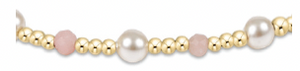 Enewton Pink Opal Pearl Sincerity Pattern 4mm Bead Bracelet