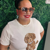 Short Sleeve Dog Sweater (ALL SALES FINAL)