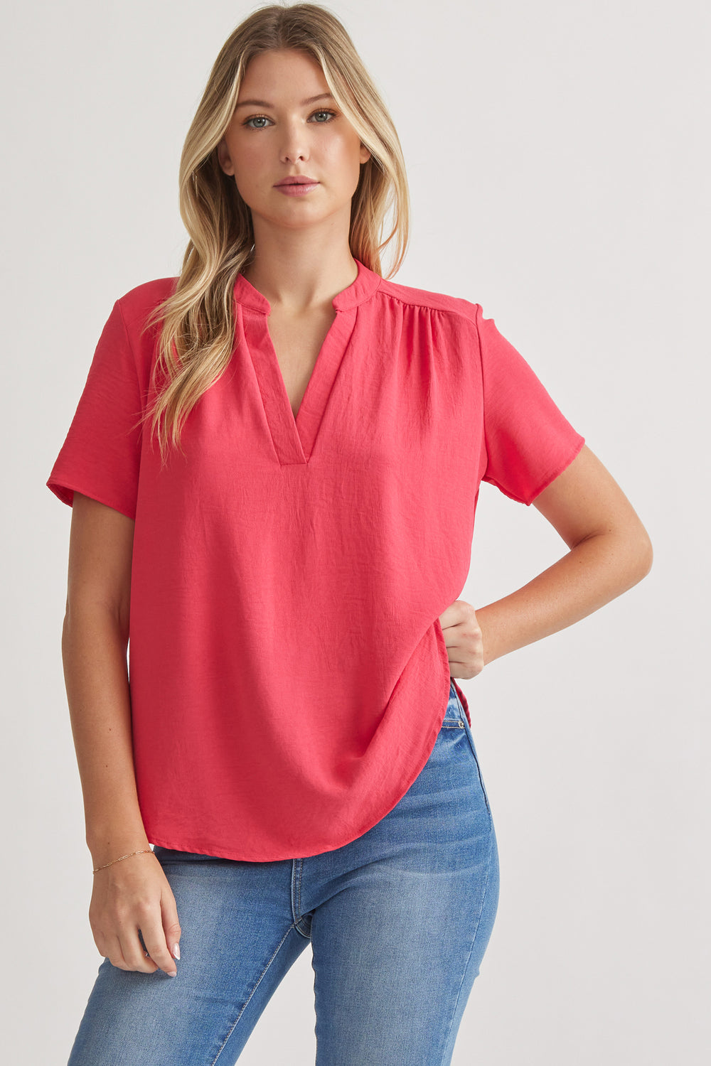 Punch V-Neck Top