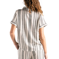 Hello Mello Overnight Oasis Beauty Sleep Satin Pajama Top