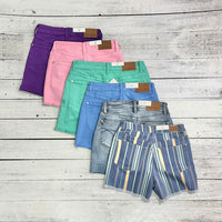 Judy Blue Light Wash High Waist Shorts