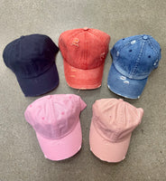 Distressed Baseball Cap
