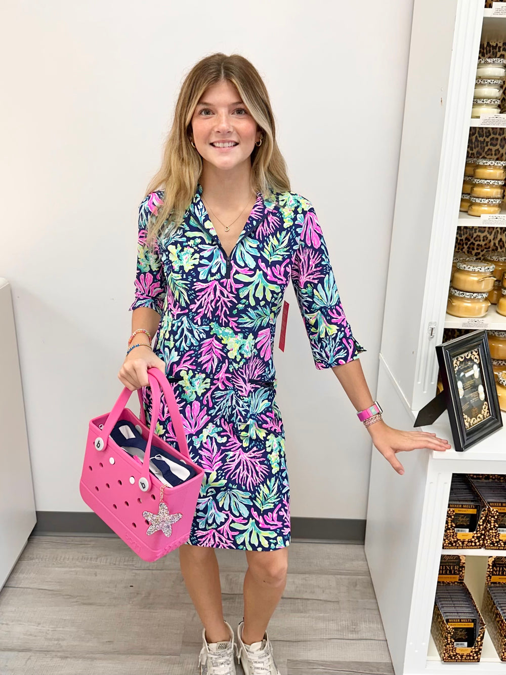Rosalyn Mid-Zip Dress