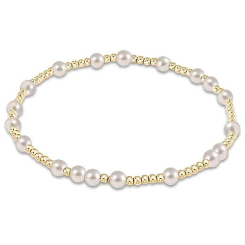 enewton Hope Unwritten 4mm Bead  Bracelet - Pearl