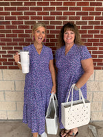 Gail Short Sleeve Midi Dress
