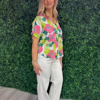 Spring Fling-Long Back Top