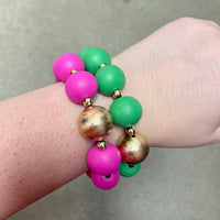 Large Beaded Bracelet
