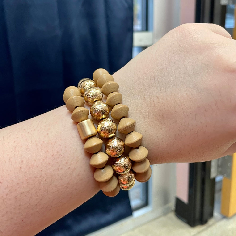 Wooden Bracelet Trio