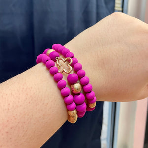 Wooden Bracelet Trio