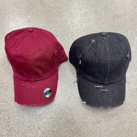 Distressed Baseball Cap
