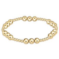 enewton Classic Joy Pattern 6mm Bead  Bracelet - Gold