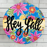 Alani Hey Y'all Door Hanger