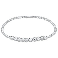 enewton Classic Sterling Beaded Bliss 2mm Bead Bracelet - 4mm Sterling