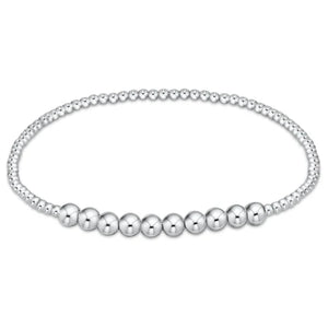 enewton Classic Sterling Beaded Bliss 2mm Bead Bracelet - 4mm Sterling