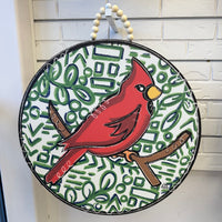 Cardinal Door Hanger