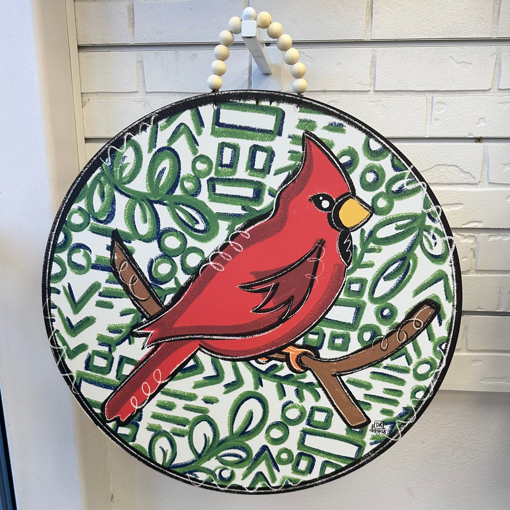 Cardinal Door Hanger