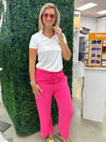 Drawstring Linen Pants

