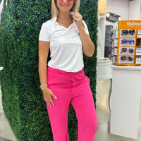Drawstring Linen Pants