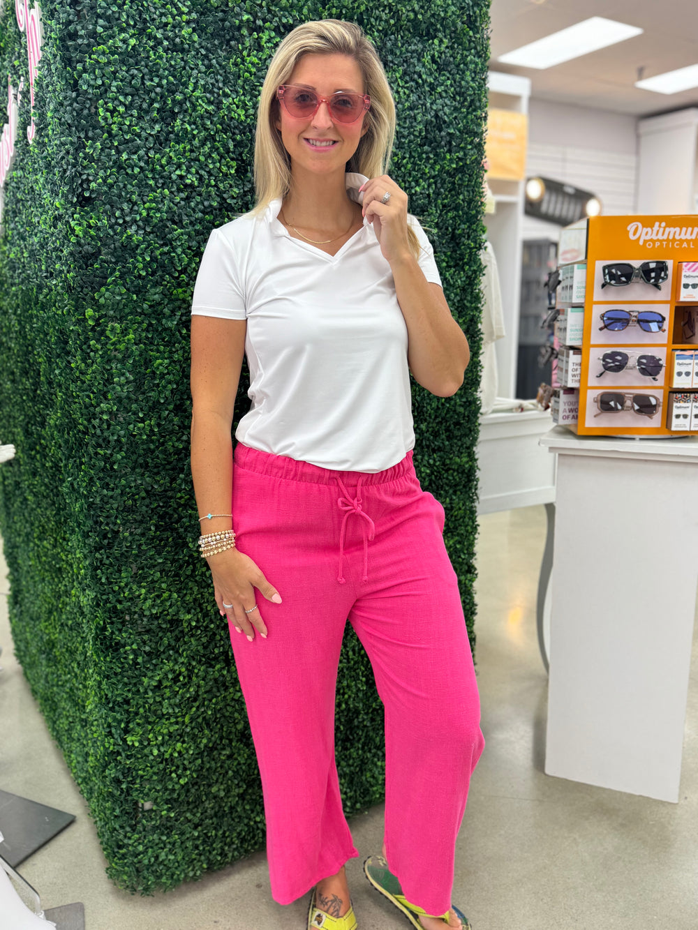 Drawstring Linen Pants