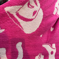 Comfort Luxe Country Western BAREFOOT DREAM Dupe blanket