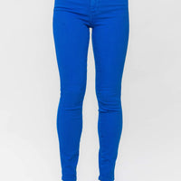 HW Tummy Control Cobalt Blue Skinny Jeans