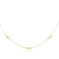 enewton 17" Choker Simplicity Chain Gold - Classic 4mm Gold