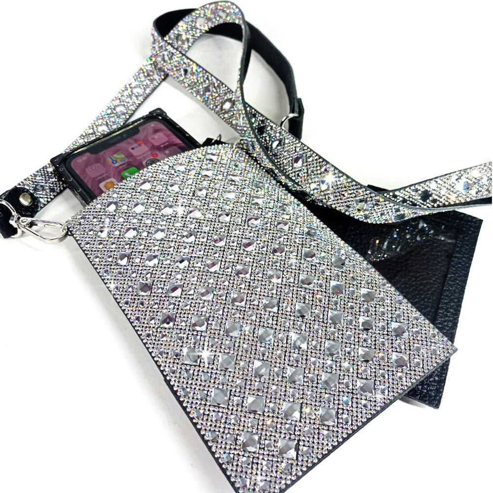 Bubbles & Bling Cellphone Purse