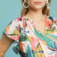 Flora Tiered Midi Dress