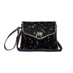 Myra Galaxy Fire Leather & Hairon Bag