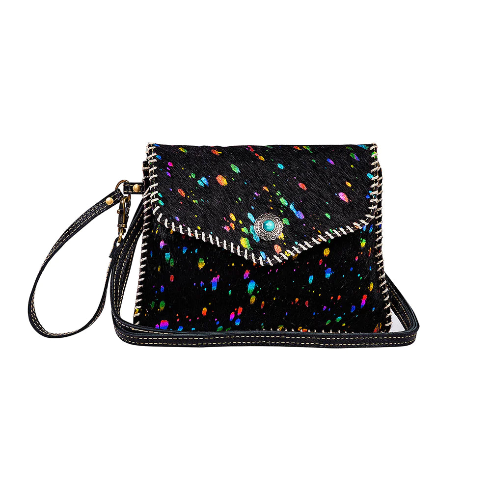 Myra Galaxy Fire Leather & Hairon Bag