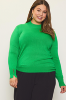 Long Sleeve Mock Neck Sweater CLEARANCE
