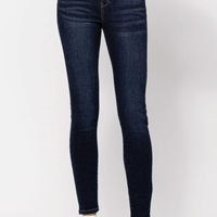 HW Dark Handsand Skinny Judy Blue Jeans