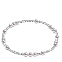 enewton Sterling Hope Unwritten 5mm Bracelet - Pearl