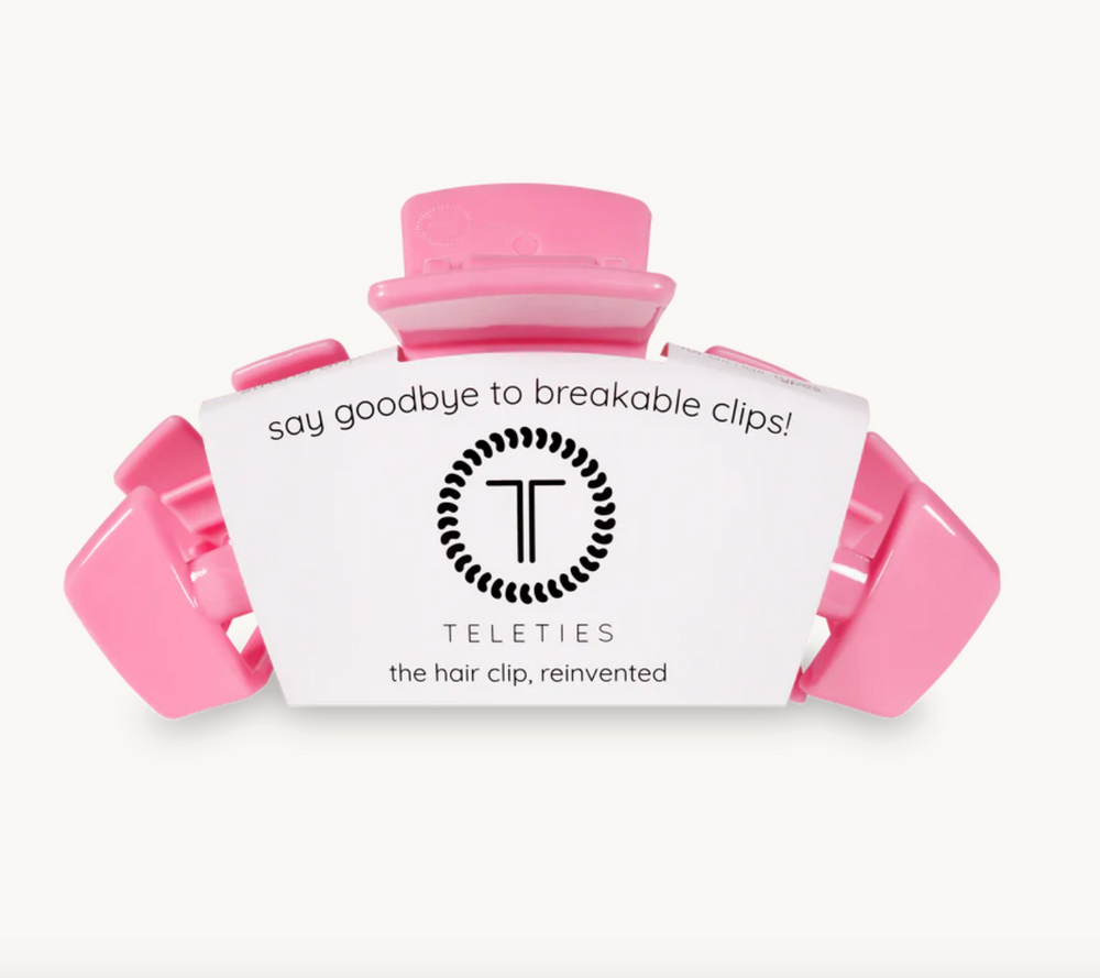 Teleties Classic Peonies Please Hair Clip